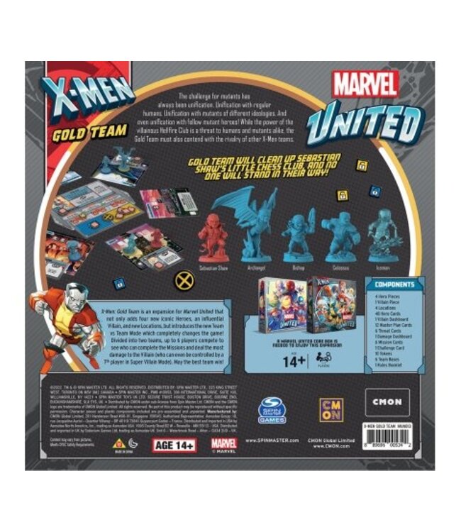 Marvel United: X-Men Gold Team Expansion (ENG) - Boardgame