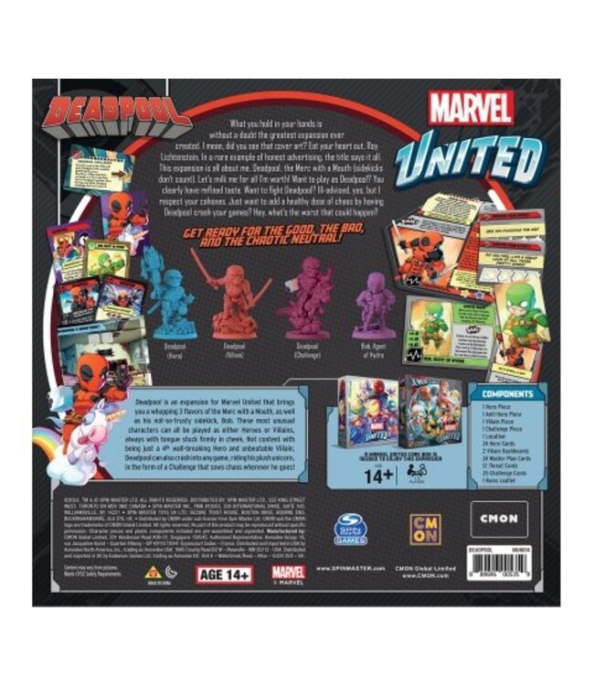 Marvel United: Deadpool Expansion (ENG) - Brettspiel
