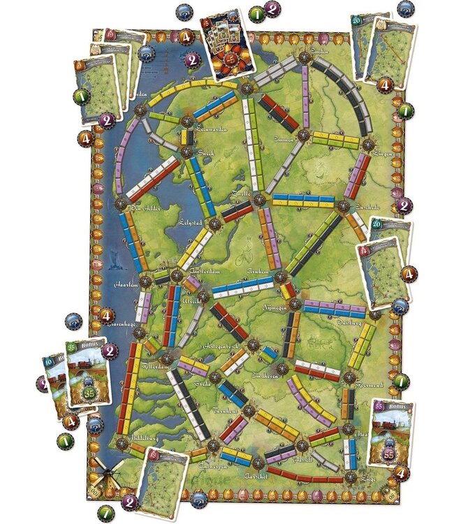 Ticket to Ride: Nederland (NL) - Boardgame