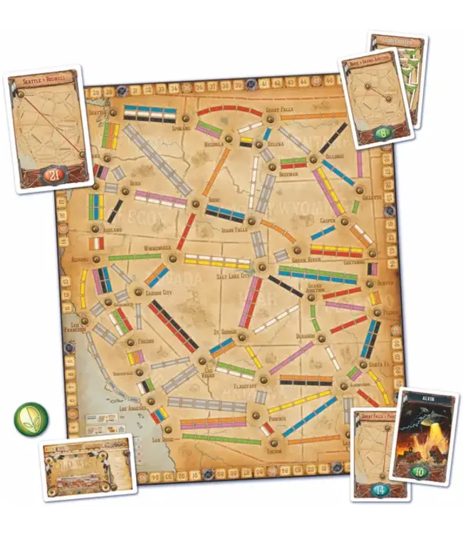 Ticket to Ride: France/Old West (NL) - Bordspel