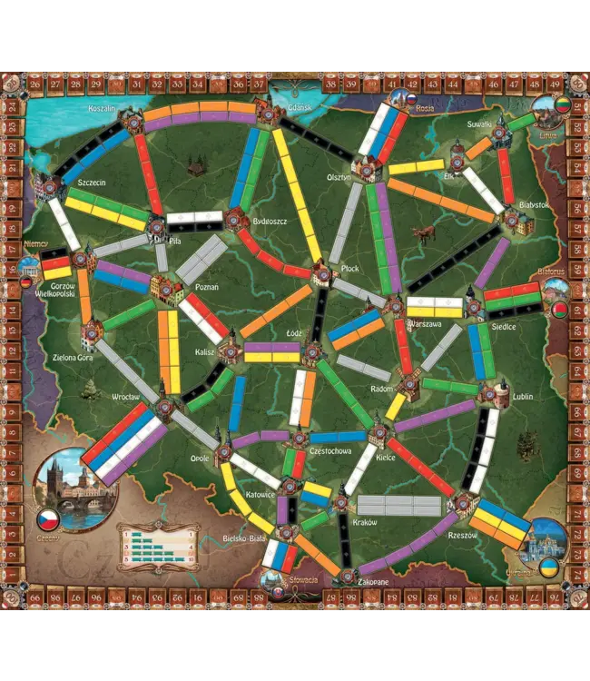 Ticket to Ride: Poland (NL) - Boardgame