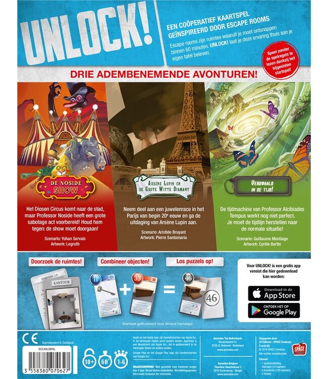 Unlock! 6: Tijdloze Avonturen (NL) - Escape room