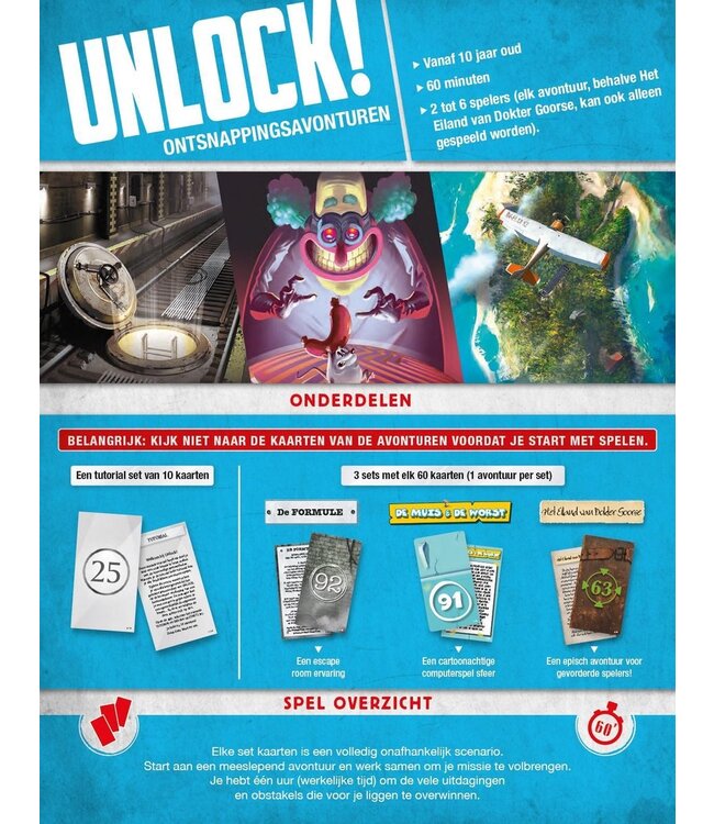 Unlock! 1: Ontsnappings Avonturen (NL) - Escape room
