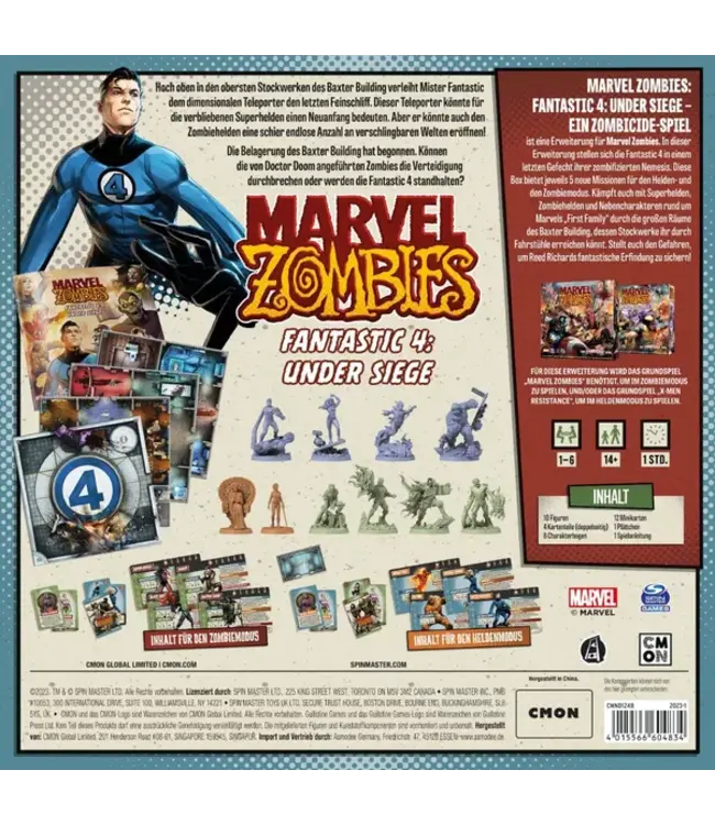 Marvel Zombies: Fantastic 4 Under Siege (ENG) - Bordspel