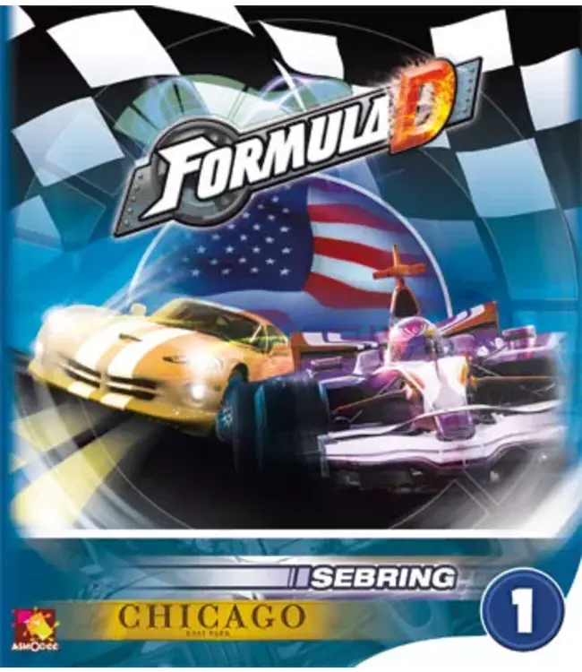 Formula D: Circuits 1 – Sebring/Chicago Expansion (ENG) - Brettspiel