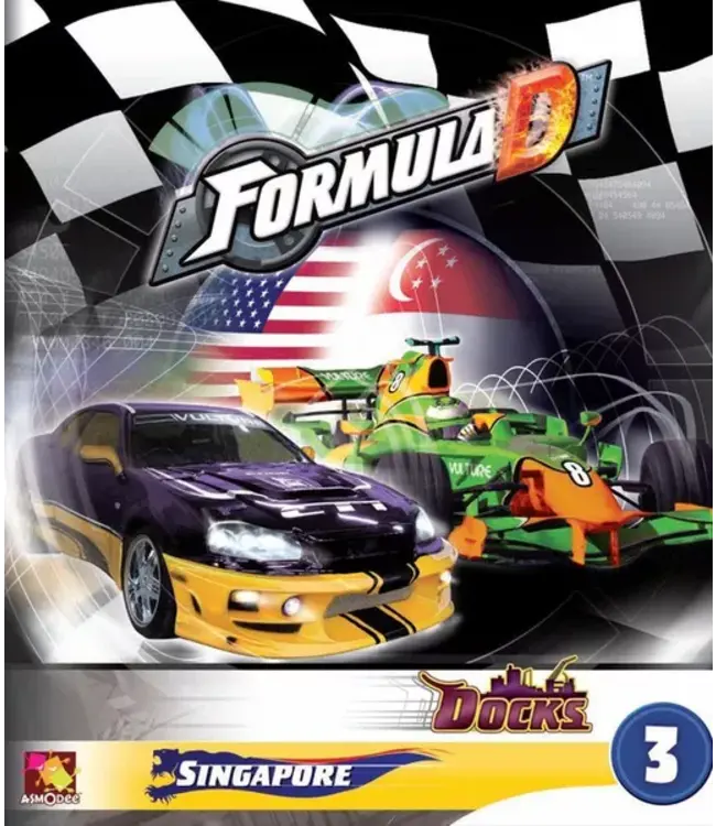 Formula D: Circuits 3 – Singapore/The Docks Expansion (ENG) - Boardgame