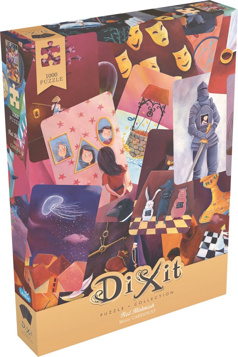 Libellud Dixit Puzzel: Red Mishmash (1000 Stukjes)