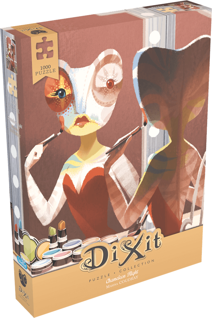 Libellud Dixit Puzzel: Chameleon Night (1000 Stukjes)