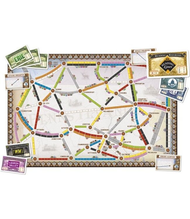 Ticket to Ride: UK/Pennsylvania (NL) - Boardgame