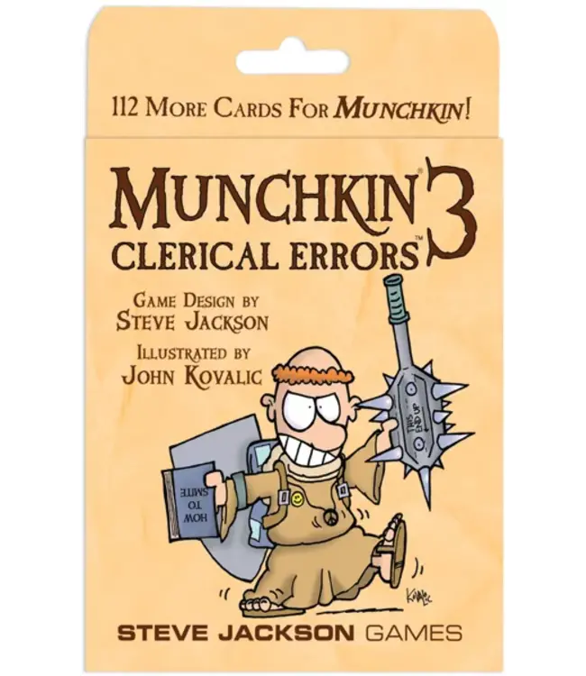Munchkin 3: Clerical Errors (ENG) - Kartenspiel