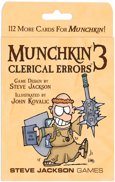 Steve Jackson Games Munchkin 3: Clerical Errors (ENG)