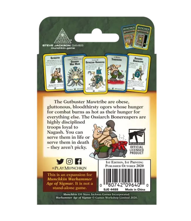 Munchkin Warhammer: Age of Sigmar - Guts and Gory (ENG) - Cardgame