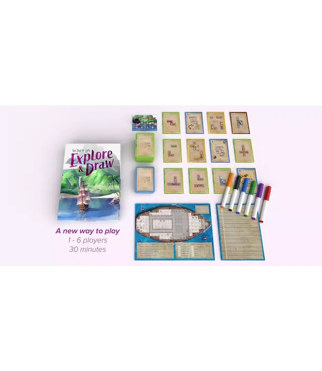 The Isle of Cats: Explore & Draw (ENG) - Bordspel