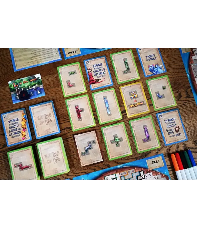 The Isle of Cats: Explore & Draw (ENG) - Brettspiel