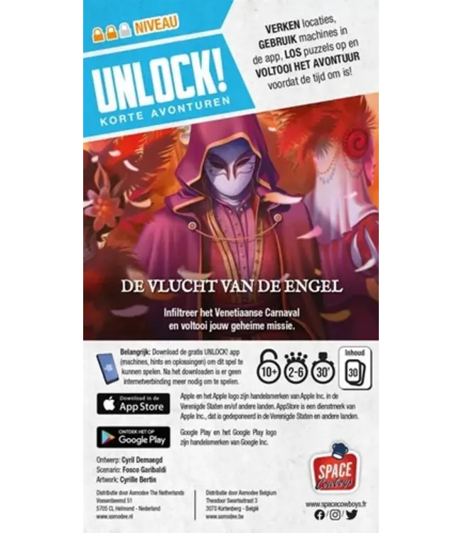 Unlock! Korte Avonturen 3: De Vlucht van de Engel (NL) - Escape room
