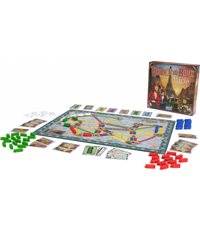 Ticket to Ride: Paris (ENG) - Brettspiel