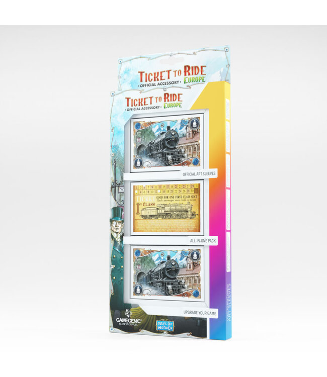 Ticket to Ride - Europe Art Sleeves (168 sleeves) - Card sleeves