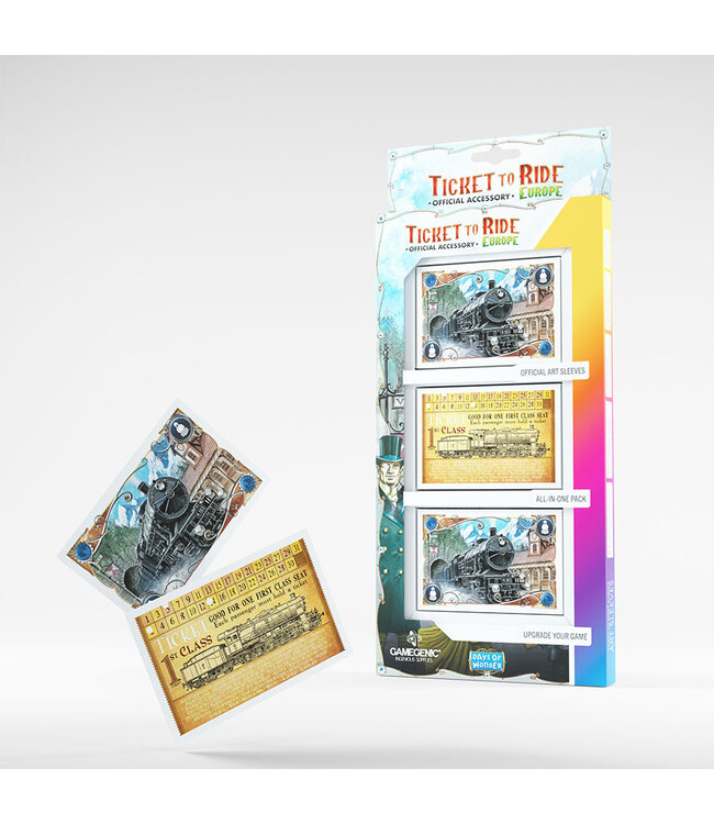 Ticket to Ride - Europe Art Sleeves (168 sleeves) - Card sleeves