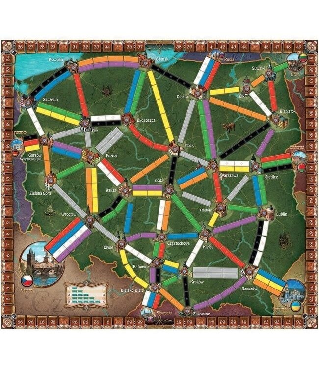 Ticket to Ride: Polska (ENG) - Brettspiel