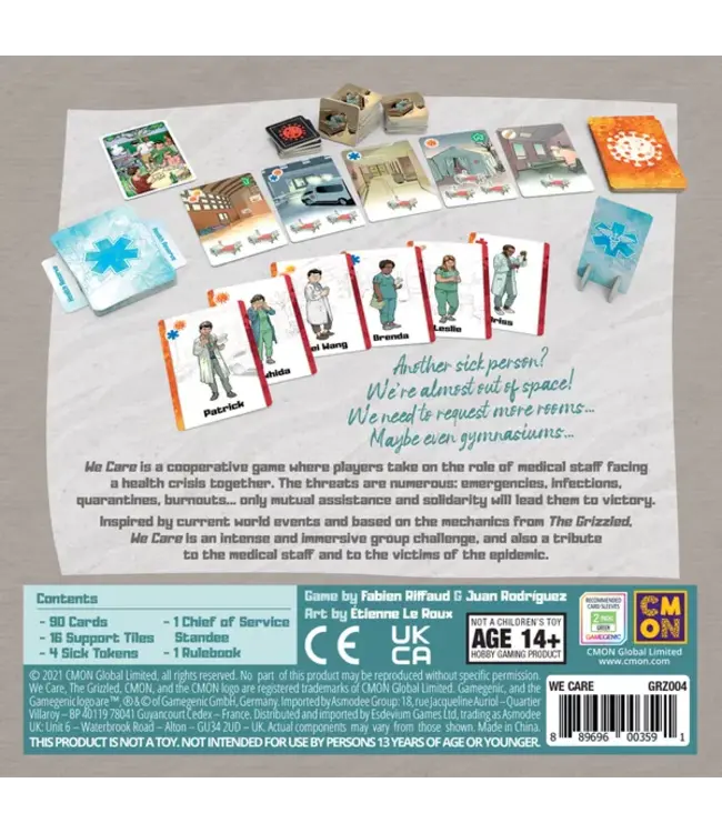 We Care: A Grizzled Game (ENG) - Kartenspiel