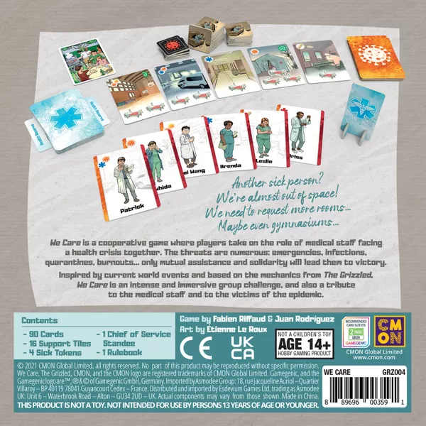 Cool Mini Or Not We Care: A Grizzled Game (ENG)