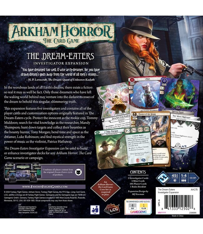 Arkham Horror LCG: The Dream-Eaters Investigator Expansion (ENG) - Kartenspiel