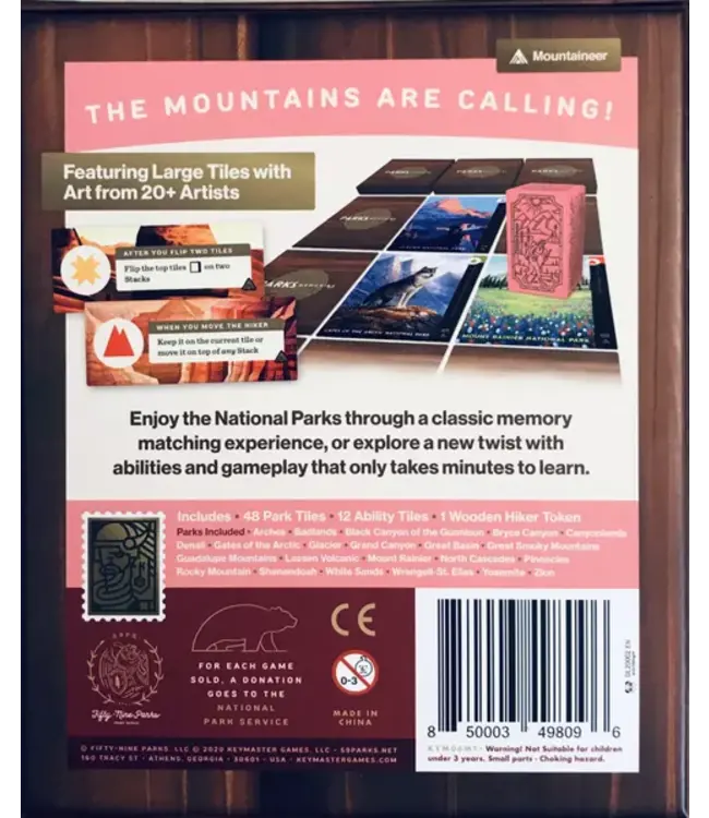 Parks Memories: Mountaineer (ENG) - Cardgame