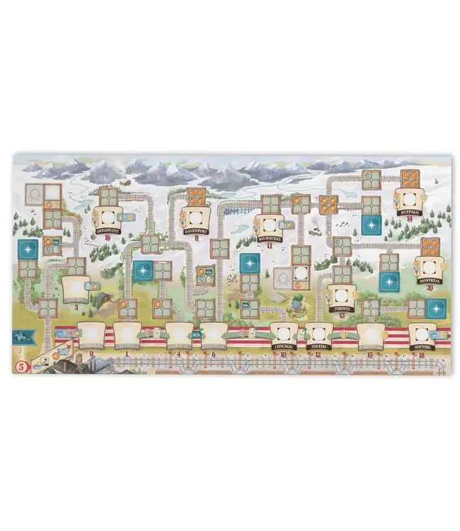 Great Western Trail: Rails to the North 2nd Edition (ENG) - Boardgame