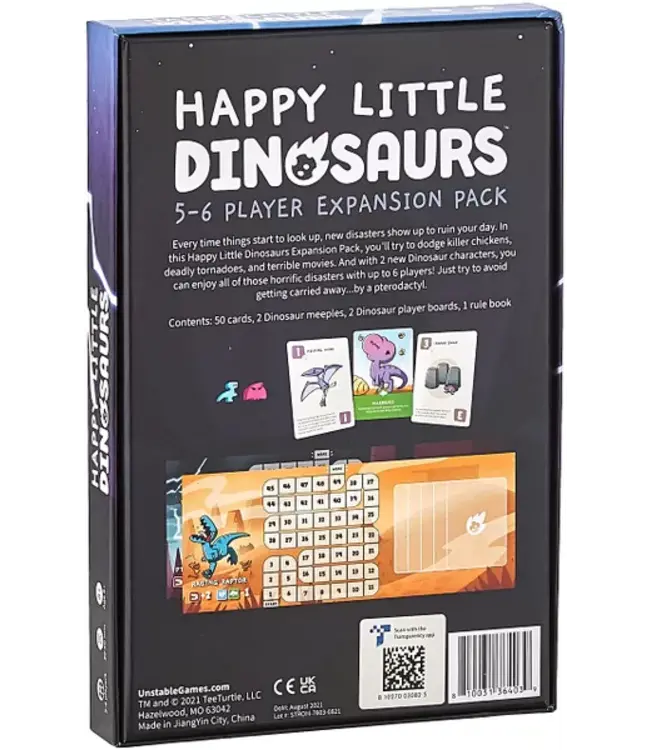 Happy Little Dinosaurs: 5/6 Player Expansion (ENG) - Kartenspiel