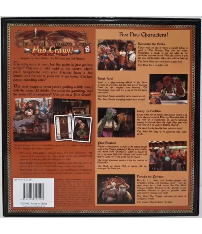 The Red Dragon Inn 8: Pub Crawl! (ENG) - Boardgame