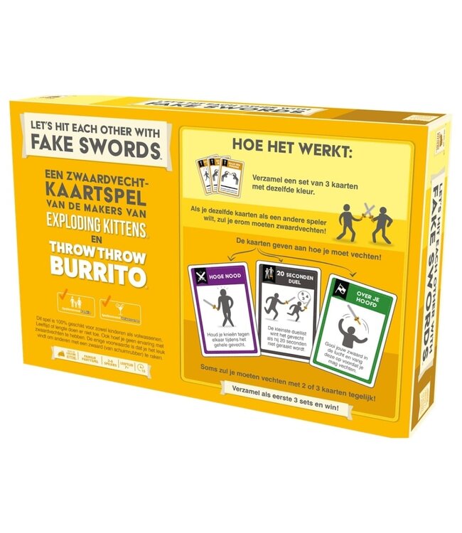 Let's Hit Eachother With Fake Swords (NL) - Kaartspel