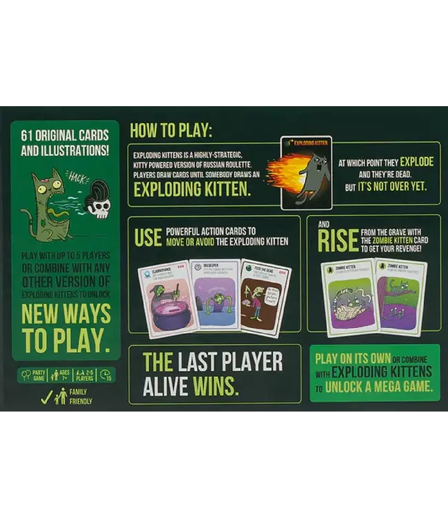 Zombie Kittens (ENG) - Kartenspiel