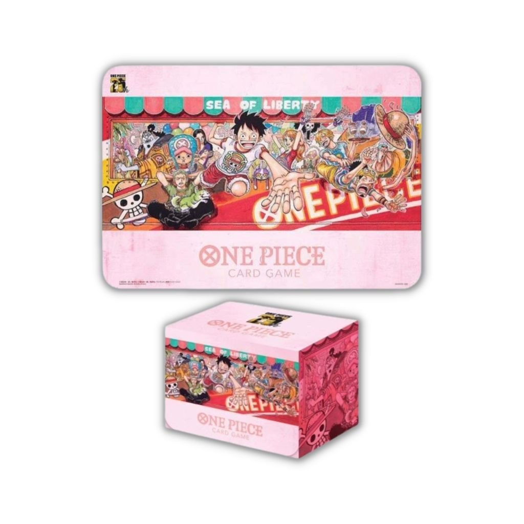 Bandai One Piece: Playmat and Card Case 25th Edition
