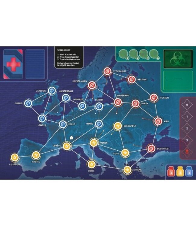 Pandemic: Hot Zone - Europa (NL) - Brettspiel