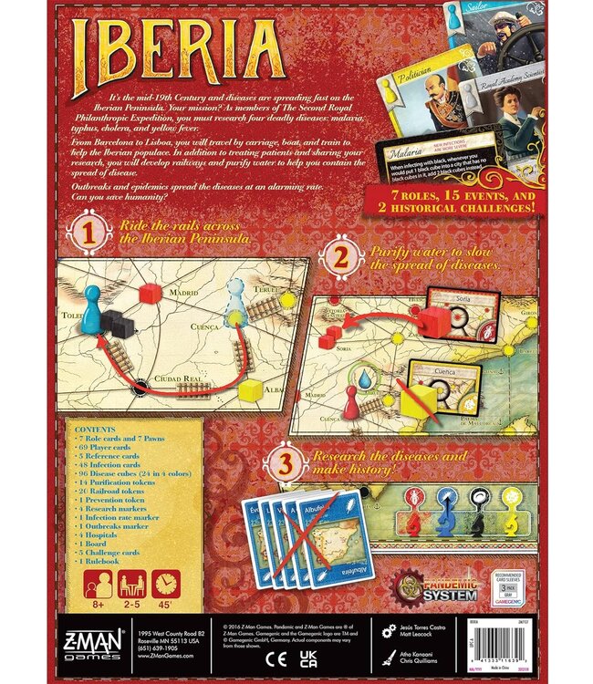 Pandemic: Iberia (ENG) - Bordspel