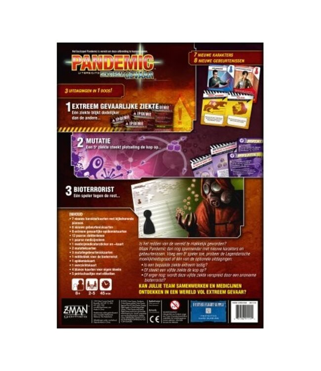 Pandemic: Extreem Gevaar (NL) - Brettspiel