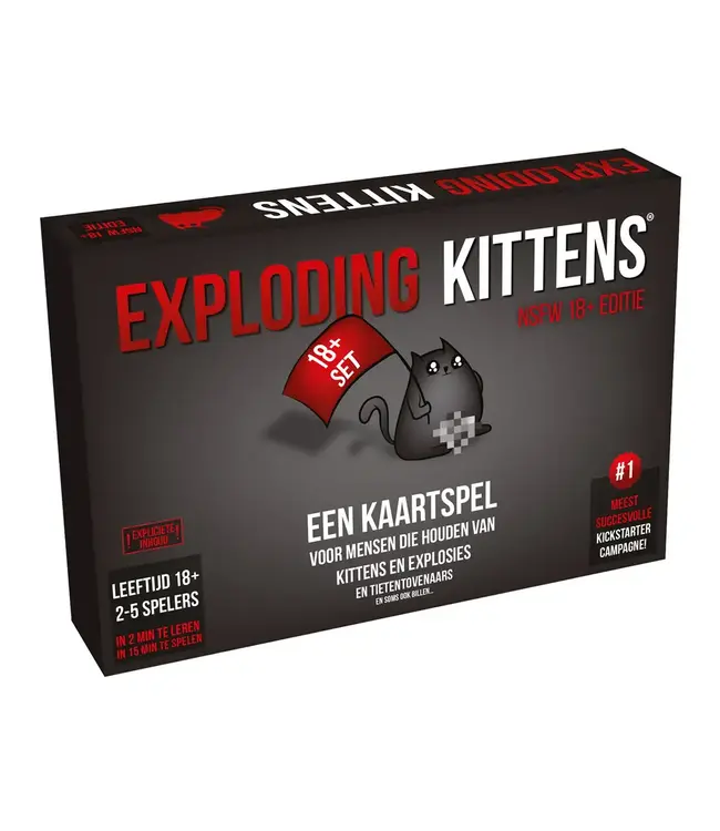Exploding Kittens NSFW 18+ (NL) - Kartenspiel