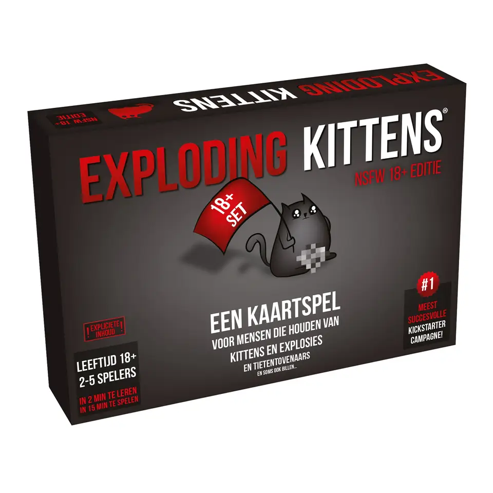 Exploding Kittens Exploding Kittens NSFW 18+ (NL) afbeelding