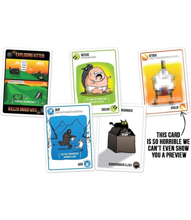 Exploding Kittens NSFW 18+ (ENG) - Kartenspiel