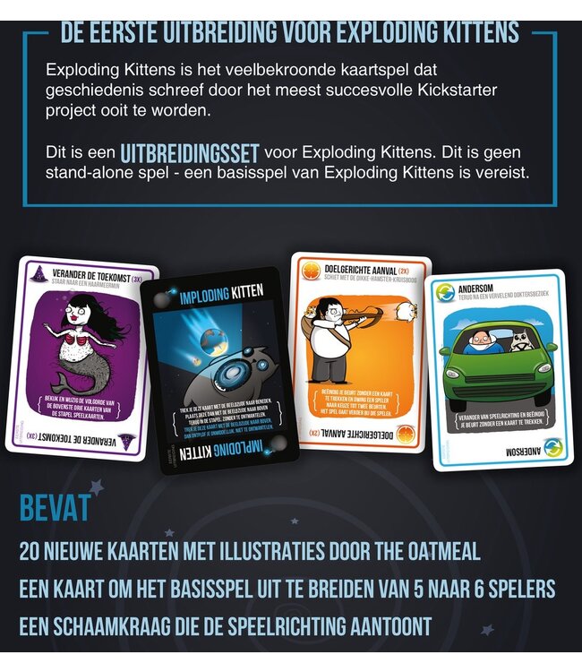 Exploding Kittens: Imploding Kittens (NL) - Kartenspiel