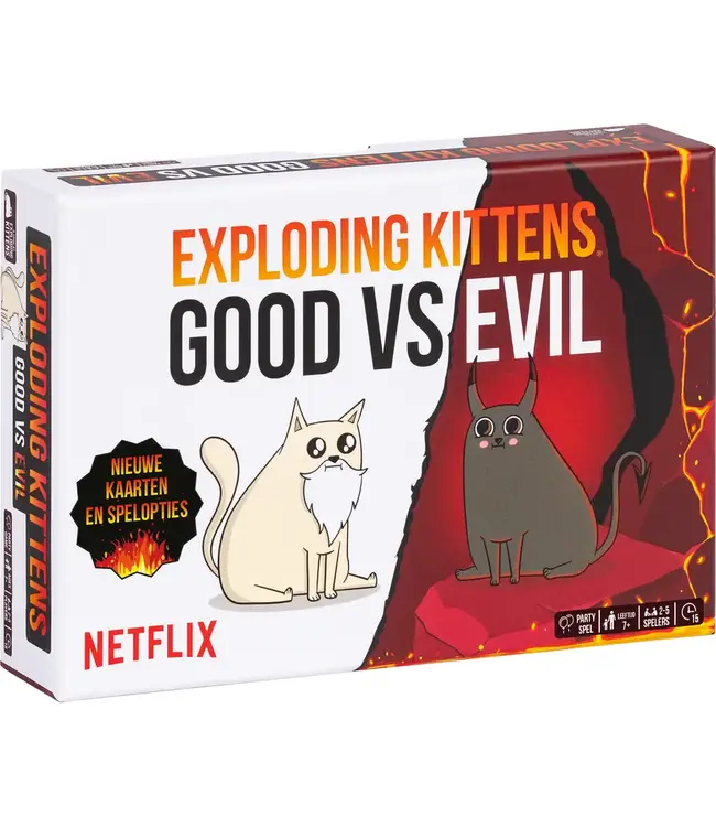 Exploding Kittens: Good vs Evil (NL) - Kartenspiel