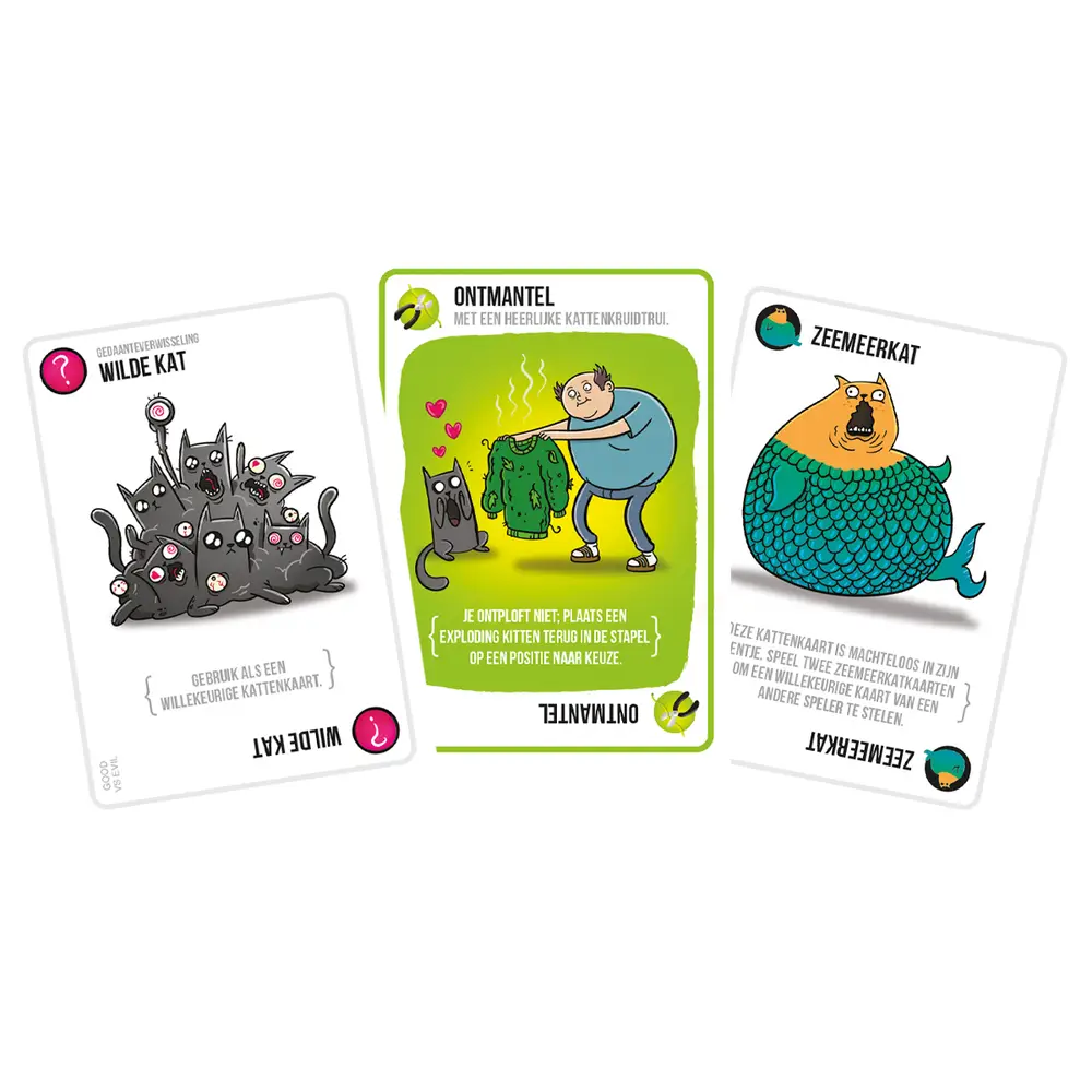 Exploding Kittens: Good vs Evil (NL) - Kaartspel - Valhalla Boardgames