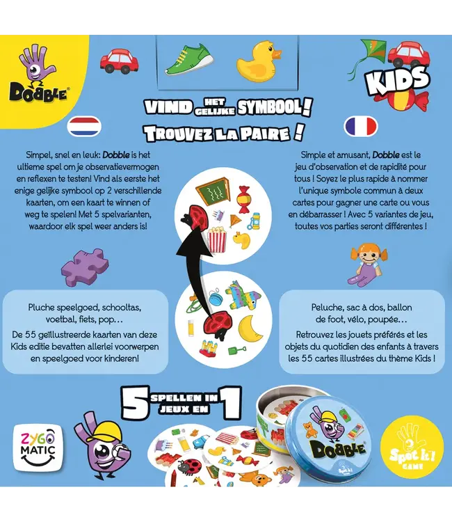 Dobble: Kids (NL) - Kaartspel