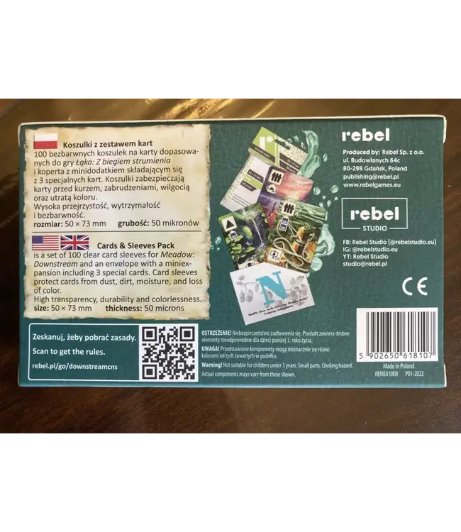 Meadow Downstream: Cards & Sleeves Pack (ENG) - Accessoires