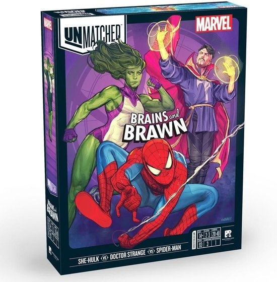 Restoration Games Unmatched: Marvel - Brains and Brawn (ENG) afbeelding