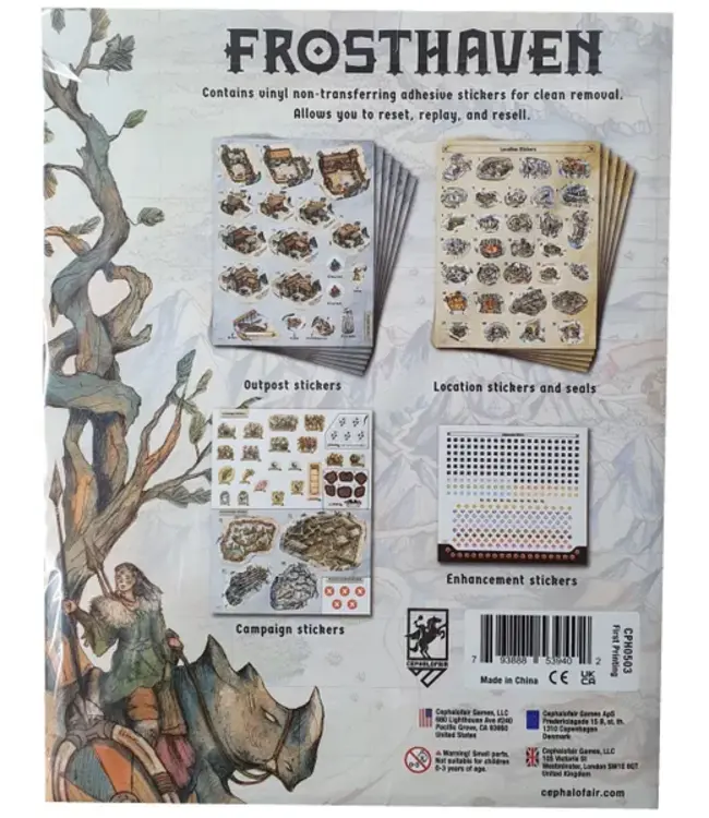 Frosthaven Removable Sticker Set
