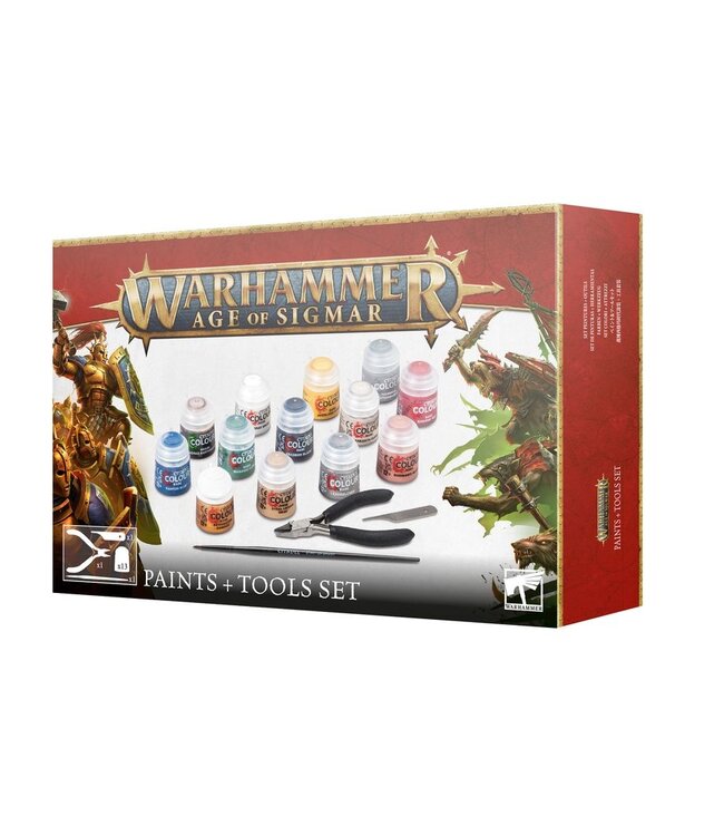 Age of Sigmar - Paint + Tools Set