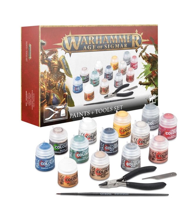 Age of Sigmar - Paint + Tools Set