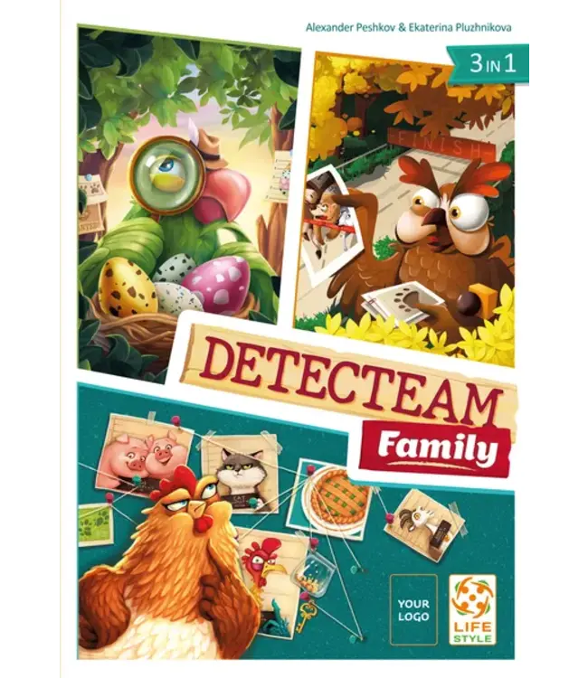 Happy Meeple Games Detecteam Familie: 3 in 1 (NL)