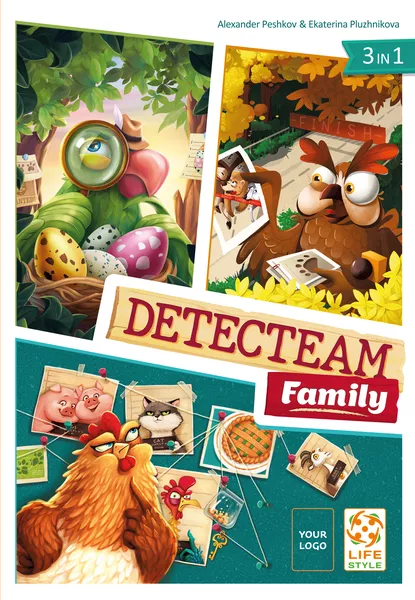 Happy Meeple Games Detecteam Familie: 3 in 1 (NL)
